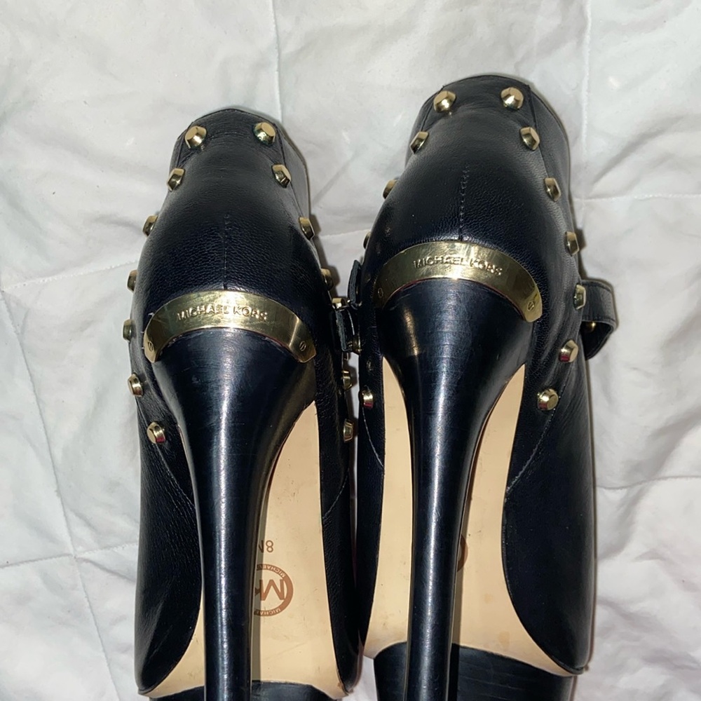 Super sexy Michael Kors Ailee Studded Peep-Toe Bootie - Picture 15 of 16
